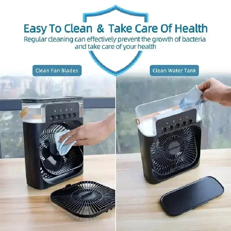 Climatiseur Mobile 3 EN 1 :  Rafraichisseur, Déshumidificateur et Ventilateur