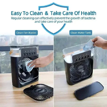 Climatiseur Mobile 3 EN 1 :  Rafraichisseur, Déshumidificateur et Ventilateur