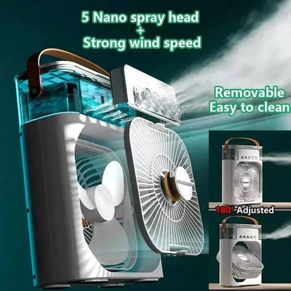 Climatiseur Mobile 3 EN 1 :  Rafraichisseur, Déshumidificateur et Ventilateur