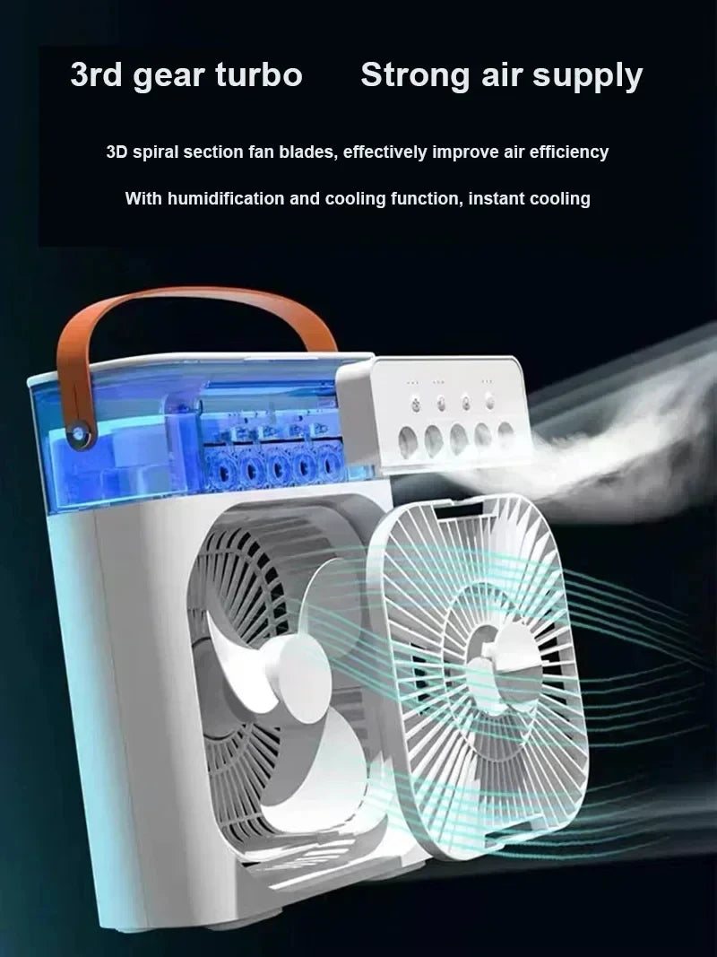 Climatiseur Mobile 3 EN 1 :  Rafraichisseur, Déshumidificateur et Ventilateur