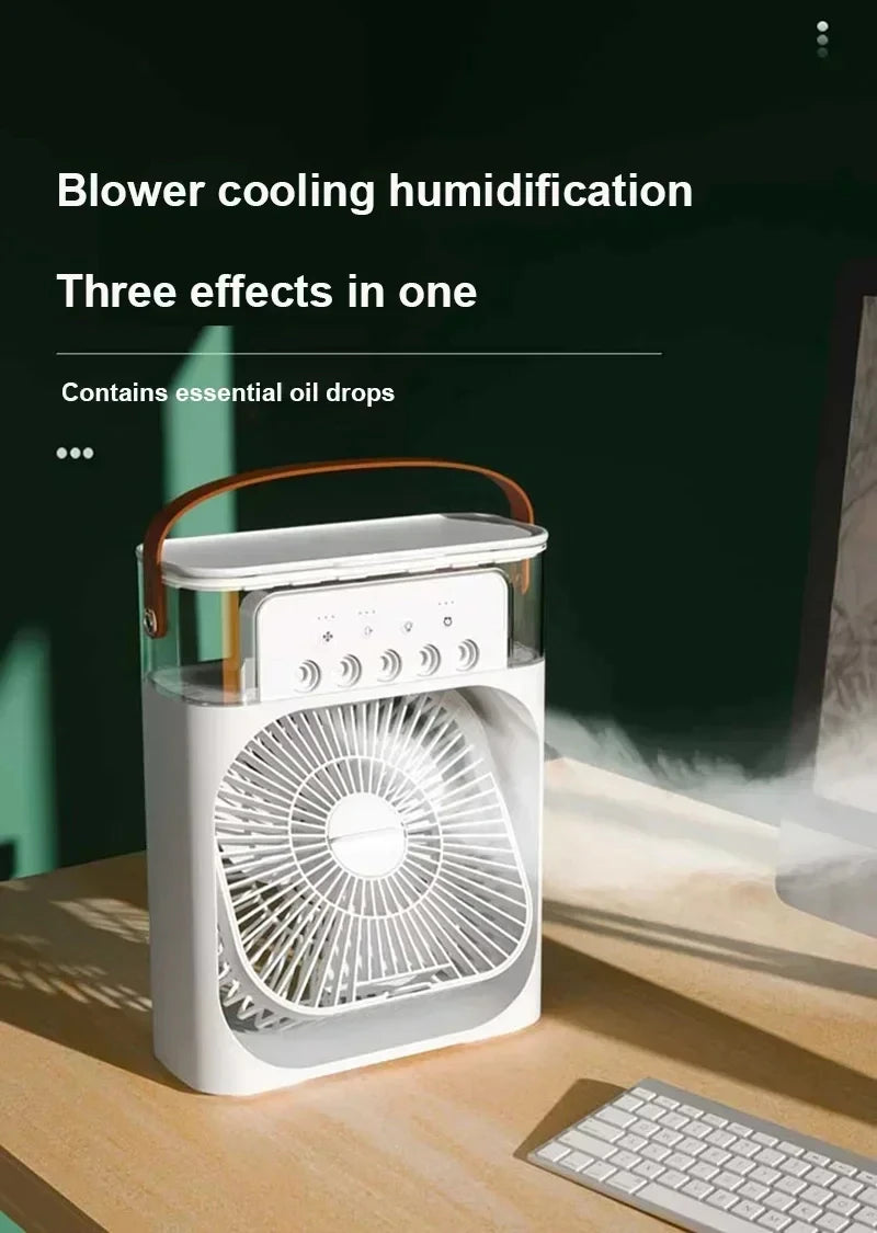 Climatiseur Mobile 3 EN 1 :  Rafraichisseur, Déshumidificateur et Ventilateur